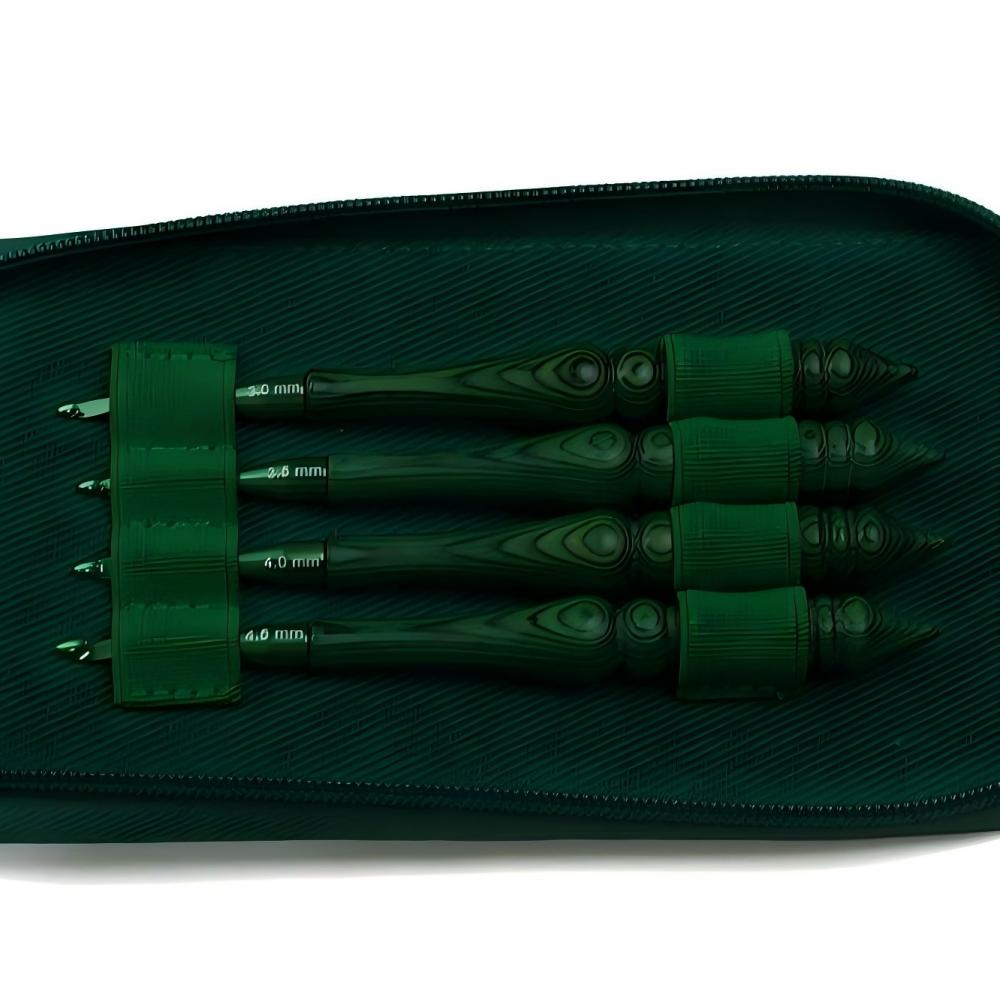 ชุดเข็มโครเชต์ ด้ามไม้สังเคราะ - Wooden Crochet Hooks Ergonomic Handle บทวิจารณ์และราคา